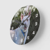 幽霊 ラウンド壁時計 (傾斜)