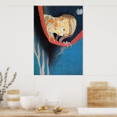 幽霊, 北斎 Ghost, Hokusai, Ukiyoe ポスター (キッチン)