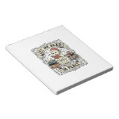 幽霊 本の愛好家 ハロウィン 静かに読書させて ノートパッド (アングル)