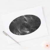 幽霊 楕円形シール (封筒)