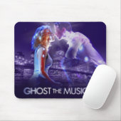 幽霊-音楽的なロゴ マウスパッド (マウス)