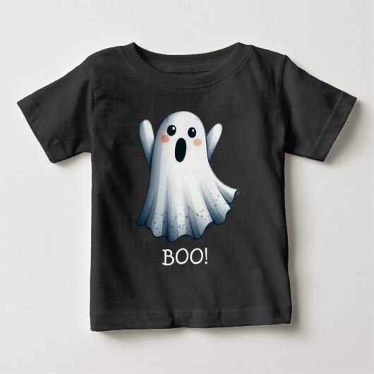 幽霊- BOO ベビーTシャツ (正面)