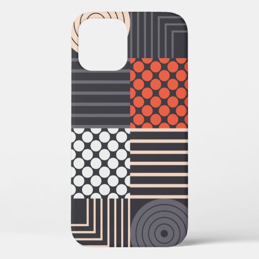 幾カラフルモダン幾何シームレスパターン Case-Mate iPhoneケース (裏面)