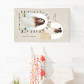 幾モダン数々の幾何フォトアーチの卒業 横断幕 (インサイチュ)