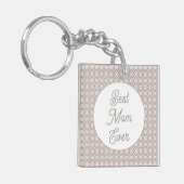 幾何かわいらしパターン キーホルダー (正面左)