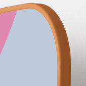 幾何かわいらし的で可愛いストライプのピックボール ピックルボールラケット (左詳細)