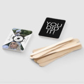 幾何の卒業日大学キャリア写真 ハンドファン (組立なし)