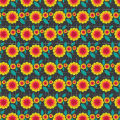 幾何の菊 エプロン