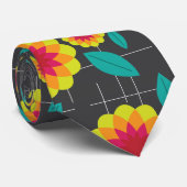 幾何の菊 ネクタイ (ロール)