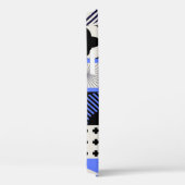 幾何はっきりしたバウハウスレトロフチュリスティックパターン Case-Mate iPhoneケース (裏面 / 右)