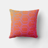 幾何はっきりした形状のグラデーション装飾用クッション クッション (裏面)