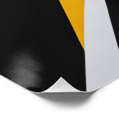 幾何はっきりした抽象芸術アカラフルート ポスター (コーナー)