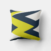 幾何はっきりした抽象芸術パターン クッション (裏面)