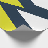 幾何はっきりした抽象芸術パターン ラッピングペーパー (角)