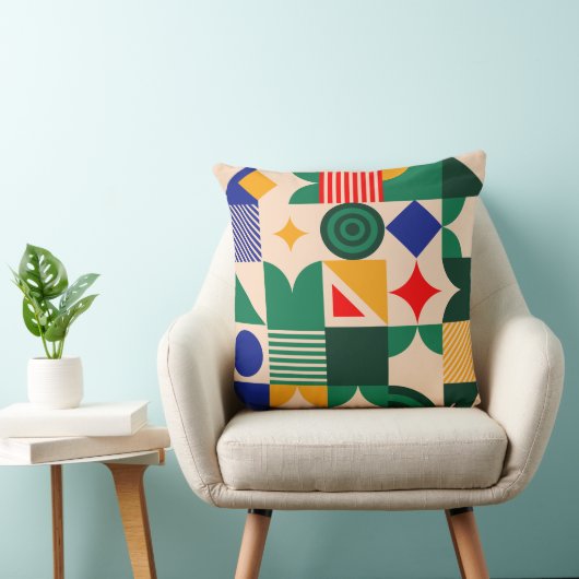 幾何はっきりした抽象芸術装飾用クッション クッション (椅子)