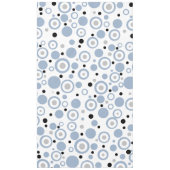 幾何はっきりした石板青 テーブルクロス (正面)