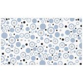 幾何はっきりした石板青 テーブルクロス (正面(横))