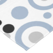 幾何はっきりした石板青 テーブルクロス (アングル)