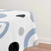 幾何はっきりした石板青 テーブルクロス (インサイチュ)