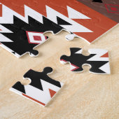 幾何アステカカラフルパターン ジグソーパズル (側面)