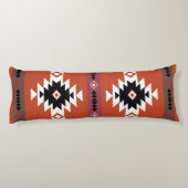 幾何アステカカラフルパターン ボディピロー (裏面)