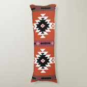 幾何アステカカラフルパターン ボディピロー (正面縦)