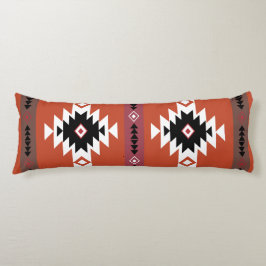 幾何アステカカラフルパターン ボディピロー