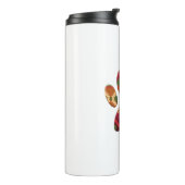 幾何アステカパターンアートドッグポープリント タンブラー (回転左)