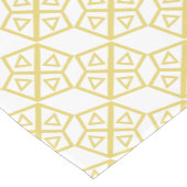 幾何アステカ抽象芸術パターン ショートテーブルランナー (コーナー)