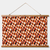 幾何アルパ伝統的カ抽象芸術パターン 吊り下げ型タペストリー (正面2)