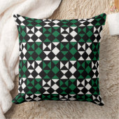 幾何エレガントコンテンポラリーパターン クッション (ブランケット)