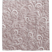 幾何エレガントニュートラルボヘミアン シャワーカーテン (正面)