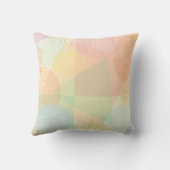 幾何エレガントパステルパターン クッション (裏面)