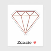 幾何エレガントモダンバラ金ゴールドダイヤモンド シール (シート)