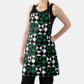 幾何エレガントモダンパターン エプロン (インサイチュ)