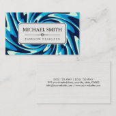 幾何エレガントモダンパターン#39 名刺 (正面/裏面)