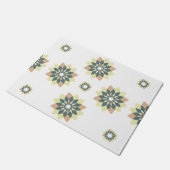 幾何エレガントモダン星バースト ドアマット (アングル)