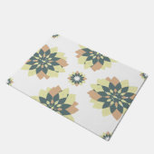 幾何エレガントモダン星バースト ドアマット (アングル)