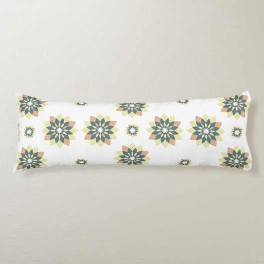 幾何エレガントモダン星バースト ボディピロー (正面)