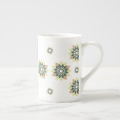 幾何エレガントモダン星バースト ボーンチャイナマグカップ (右)