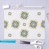 幾何エレガントモダン星バースト 薄葉紙 (クラフト)