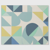 幾何エレガントラッピング紙 ラッピングペーパー (フラット)