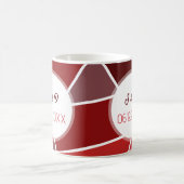 幾何エレガント結婚の コーヒーマグカップ (中央)
