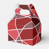 幾何エレガント結婚の フェイバーボックス (裏面サイド)