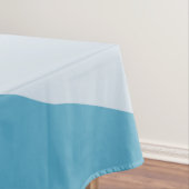 幾何エレガント色のネイビーブルーとシーグリーンパステル テーブルクロス (インサイチュ)
