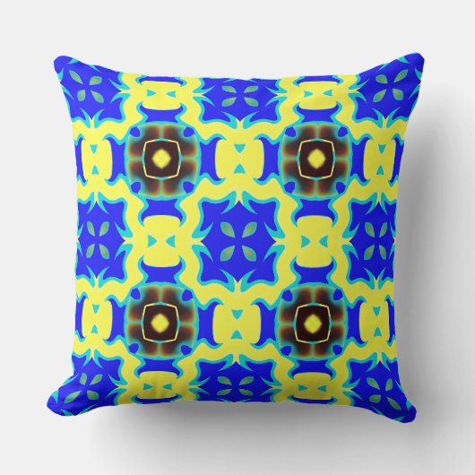 幾何エレガント色数々の織物デザイン クッション (正面)