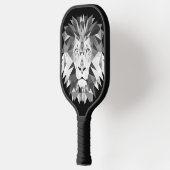 幾何カッコいいライオン頭 ピックルボールラケット (左)