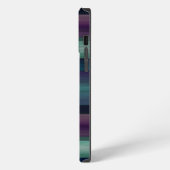 幾何カッコいい芸術的水彩アートパターン iPhoneケース (左側面)