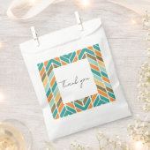 幾何カラフルの好意バッグ フェイバーバッグ (クリップ留めされた状態)