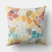 幾何カラフルの クッション (裏面)